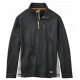 Studwall 1/4 Zip Textured Jet Black