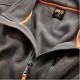 Studwall 1/4 Zip Textured Jet Black