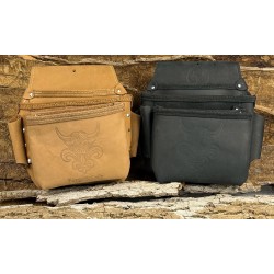 Poche à clous 4 poches en cuir de bœuf
