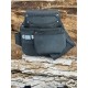 Sac à outils avec porte marteau&tape multi rangement droitier en cuir de bœuf