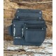Sac à outils multirangement 5 poches&equerre droitier en cuir de bœuf