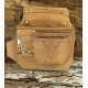 Sac à outils multirangement 5 poches&equerre droitier en cuir de bœuf