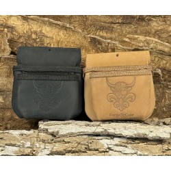 Poche à clous 2 poches en cuir de bœuf