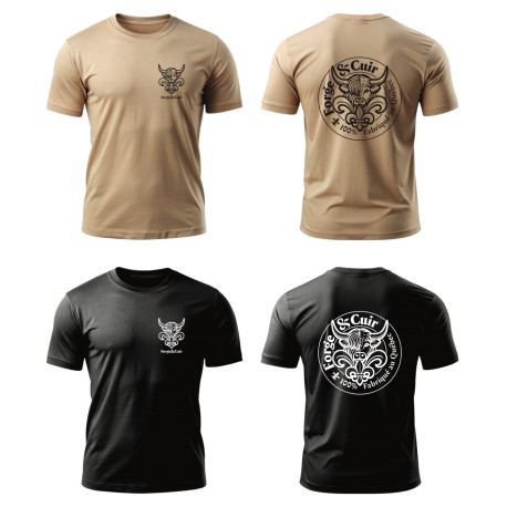 T-shirt logo Forge&Cuir