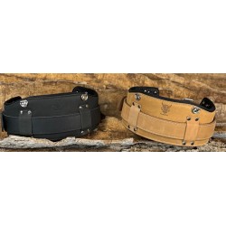 Ceinture en cuir de bœuf avec dorsal AirKnit 6”