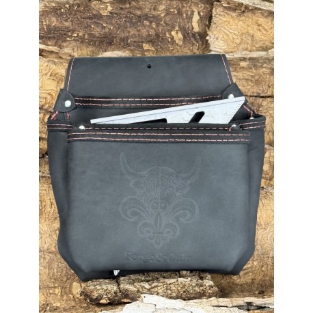 Poche à clous 3 poches en cuir de bœuf *ÉDITION NFR