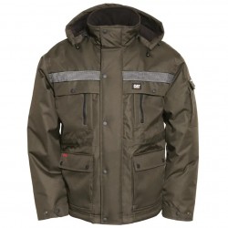 MANTEAU DOUBLÉ - CATERPILLAR- ARMY MOSS