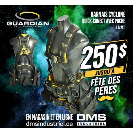 HARNAIS CYCLONE QUICK CONNECT AVEC POCHE