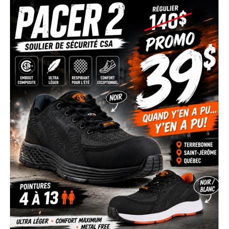 Soulier de sécurité PACER 2 CSA Composite Ultra Léger