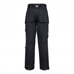 antalon de travail 4 Way Stretch avec poches pour holster et insertion de genouillères
