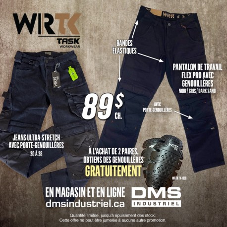 PANTALON DE TRAVAIL CARGO FLEX PRO AVEC GENOUILLÈRES