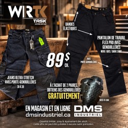PANTALON DE TRAVAIL CARGO FLEX PRO AVEC GENOUILLÈRES