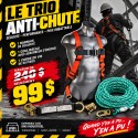 Ensemble antichute complet 3 pièces | Guardian Fall Protection